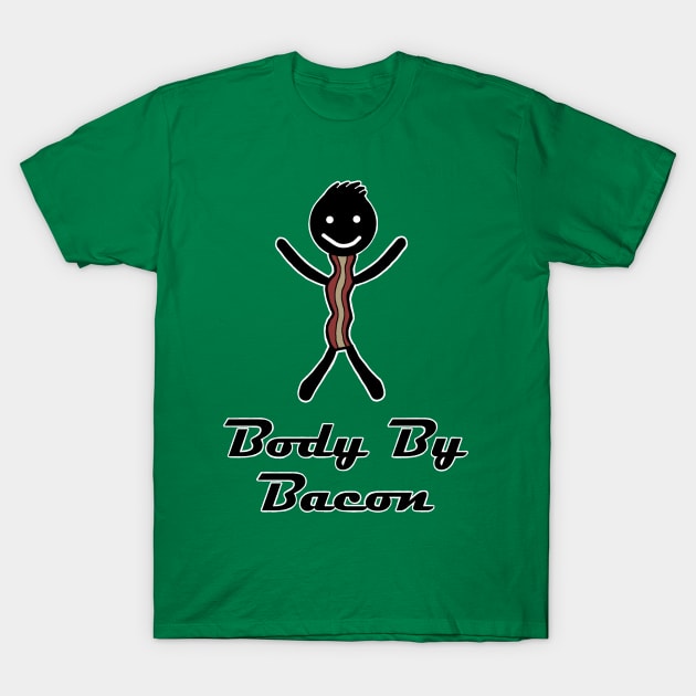 Body By Bacon T-Shirt by Monkey Punch